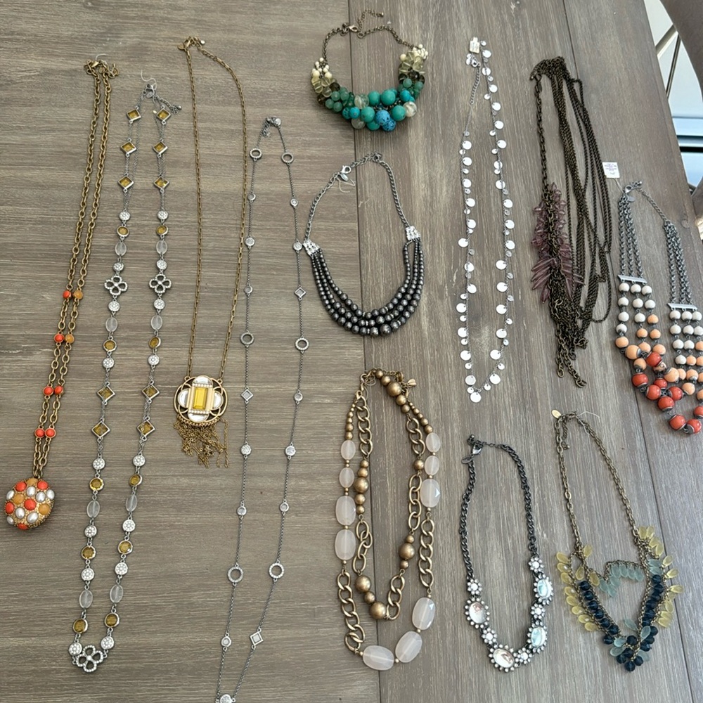 Multiple Lia Sophia Fashion jewelry necklaces